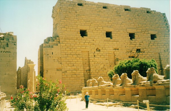 Карнакский храм, аллея сфинксов, Луксор